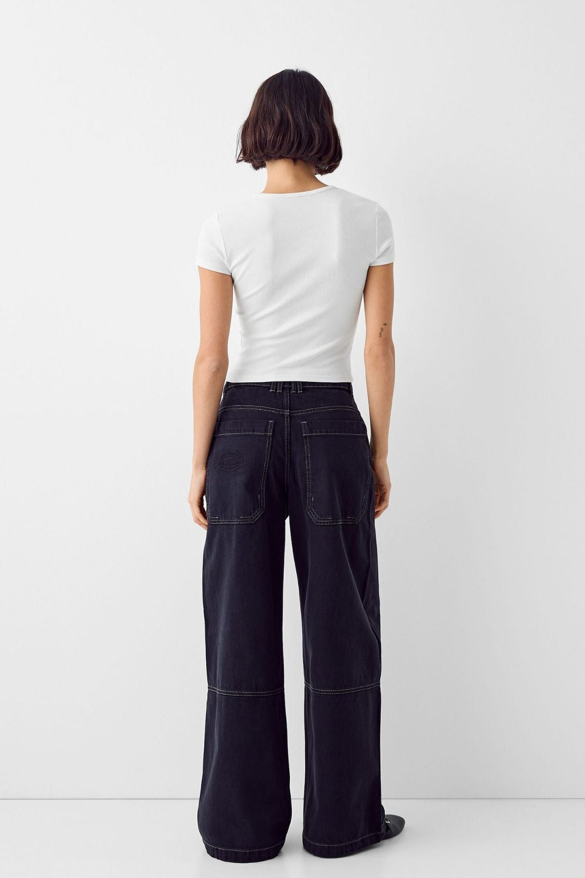 Kadın Bisiklet Yaka Basic Ultra Soft %100 Pamuk Kısa Kol Body