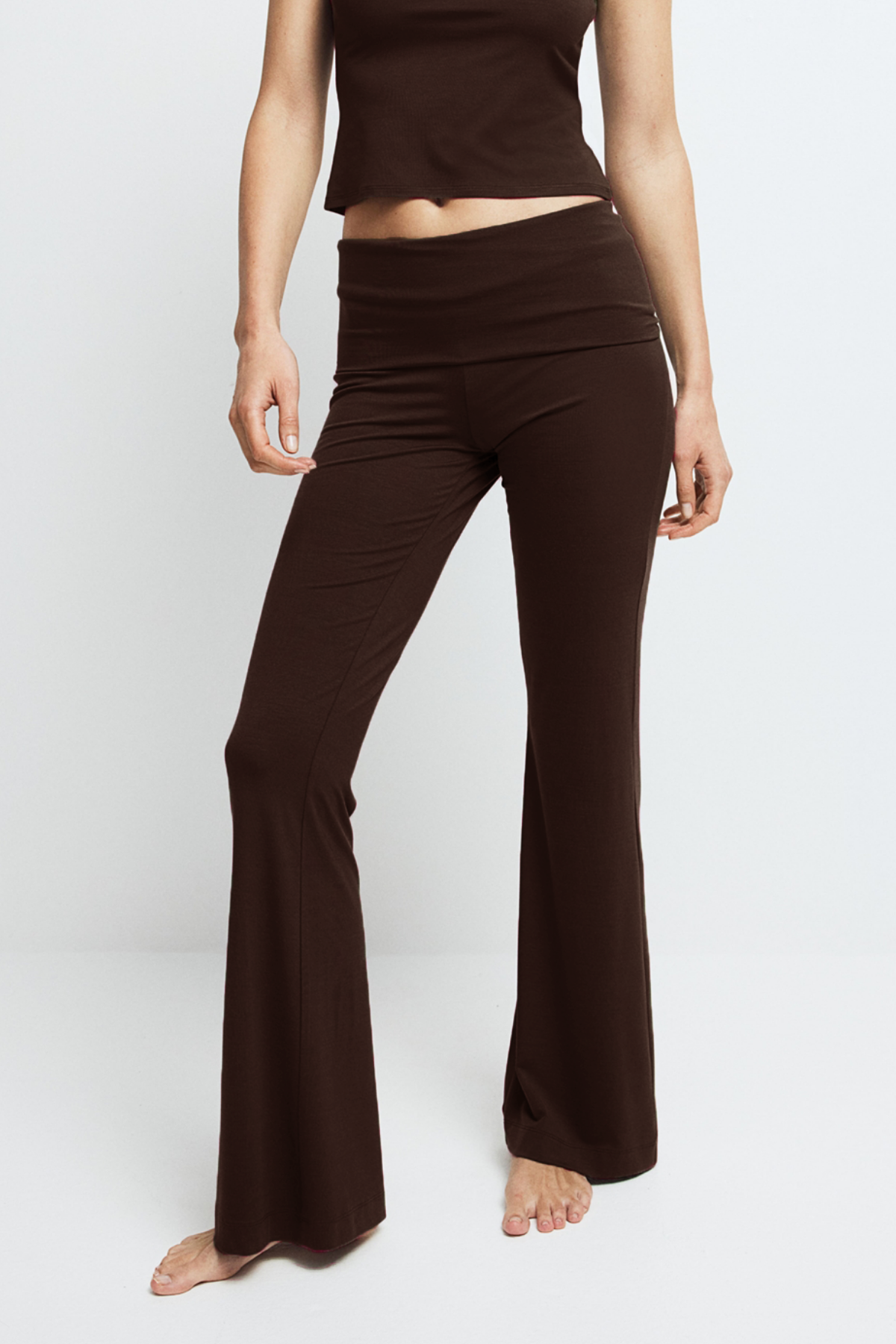 Kadın İspanyol Paça Jarse Ultra Soft Pantolon Flared