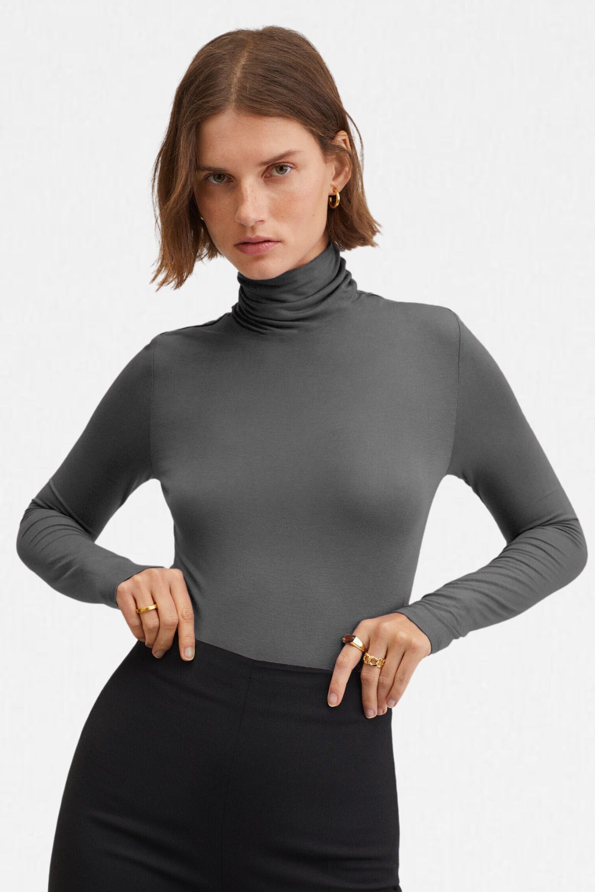Kadın Ultra Soft Balıkçı Yaka Bluz