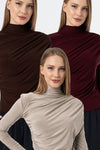 Kahve / Bordo / BEIGE / XL
