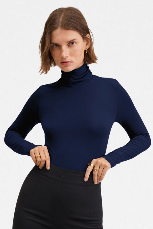 Kadın Ultra Soft Balıkçı Yaka Bluz