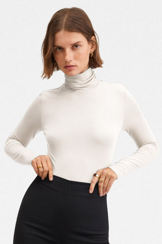 Kadın Ultra Soft Balıkçı Yaka Bluz