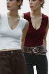 Beyaz Bordo / L
