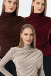 Kahve / Bordo / BEIGE / XL