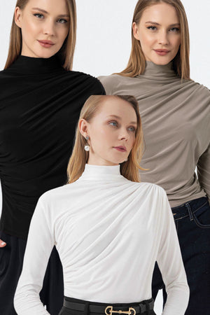 Ekru / Siyah / Koyu Bej