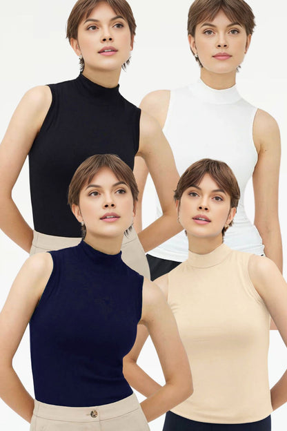 4'lü Kolsuz Body Bluz