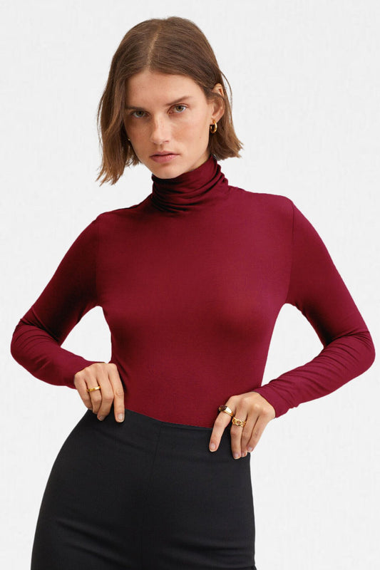 Kadın Ultra Soft Balıkçı Yaka Bluz