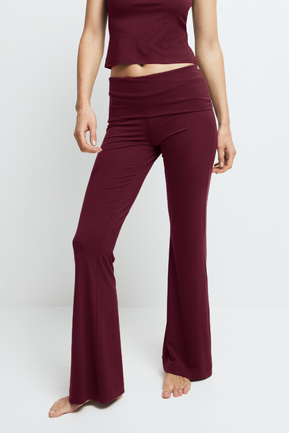 Kadın İspanyol Paça Jarse Ultra Soft Pantolon Flared