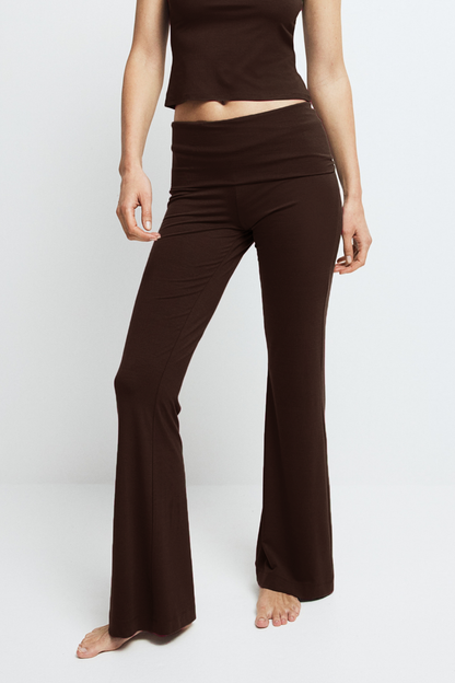 Kadın İspanyol Paça Jarse Ultra Soft Pantolon Flared