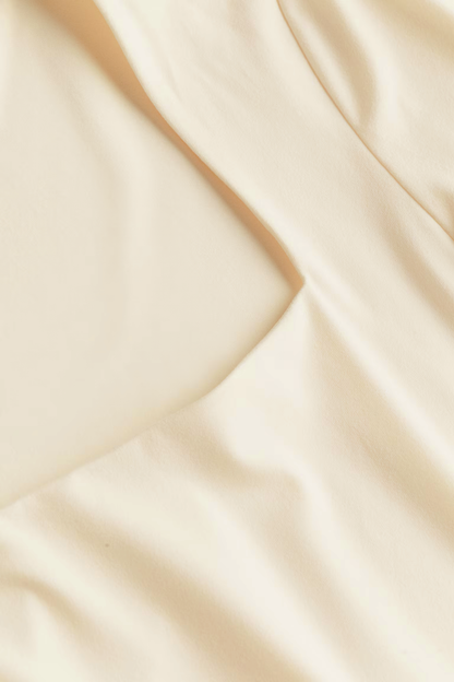 Kare Yaka Basic Ultra Soft %95 Pamuk Uzun Kol Bluz