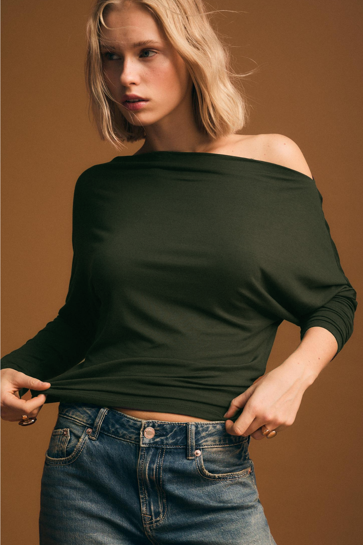 Asimetrik %100 Pamuk tişört