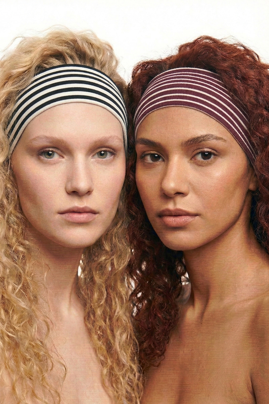 2'li %100 Pamuk Esnek Saç Bandı