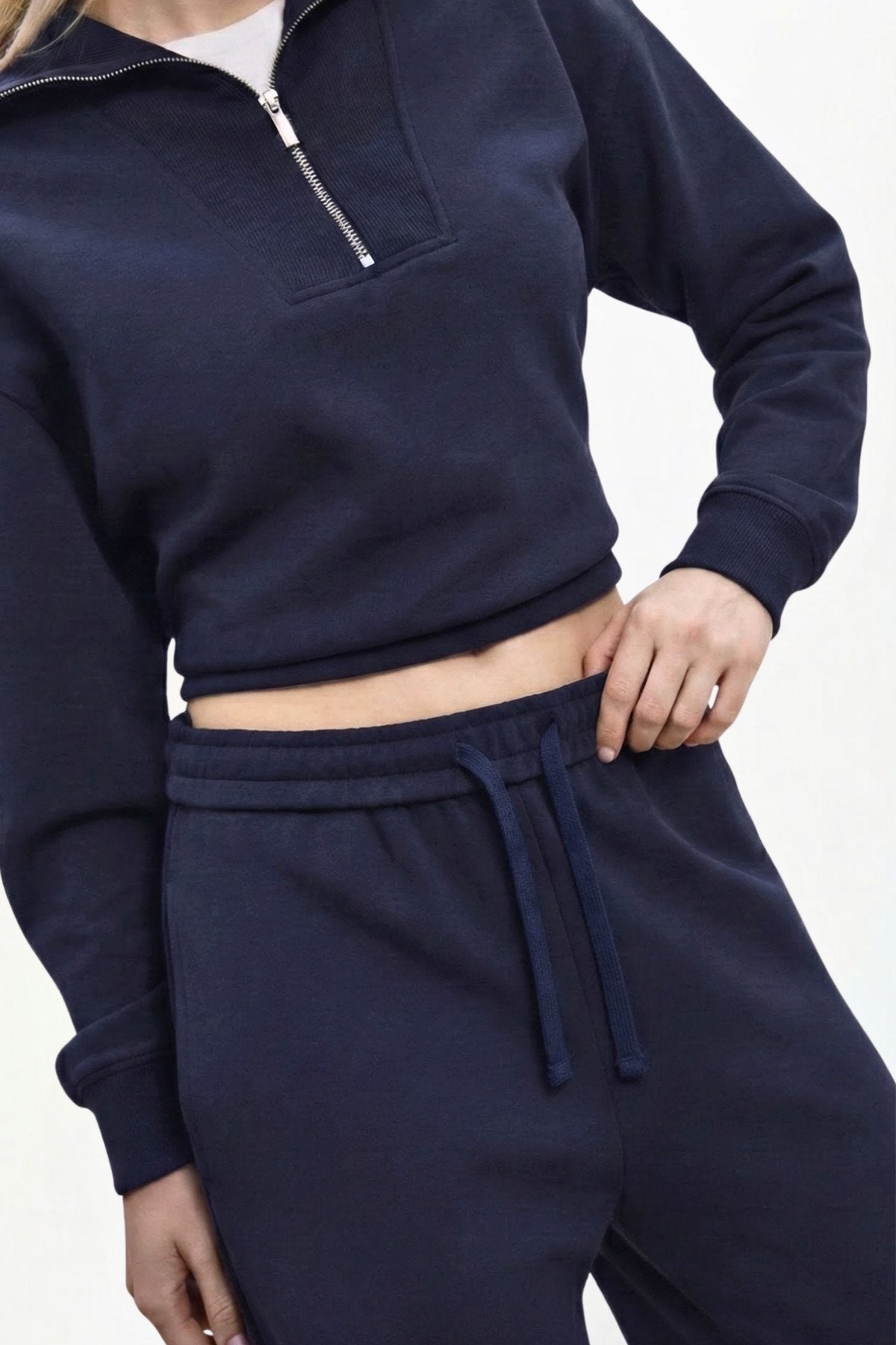 Kahve Geniş Paça Jogger Pantolon