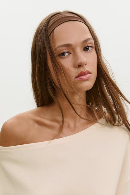 Kadın Yumuşak, açık omuzlu Sweatshirt