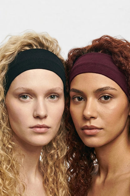 2'li %100 Pamuk Esnek Saç Bandı