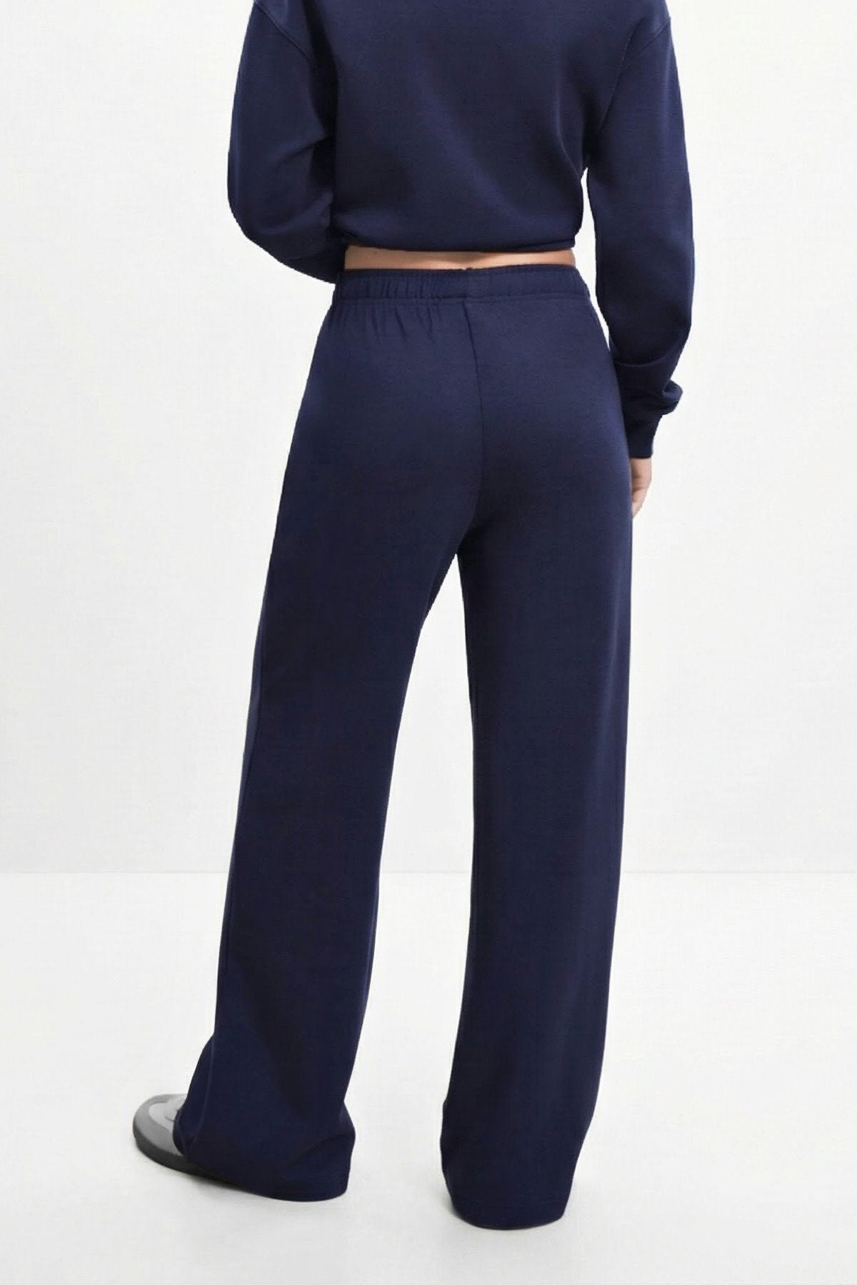 Kahve Geniş Paça Jogger Pantolon