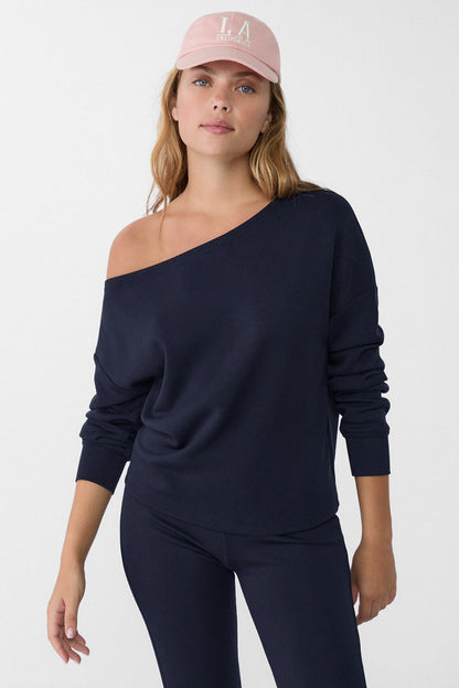 Kadın Yumuşak, açık omuzlu Sweatshirt